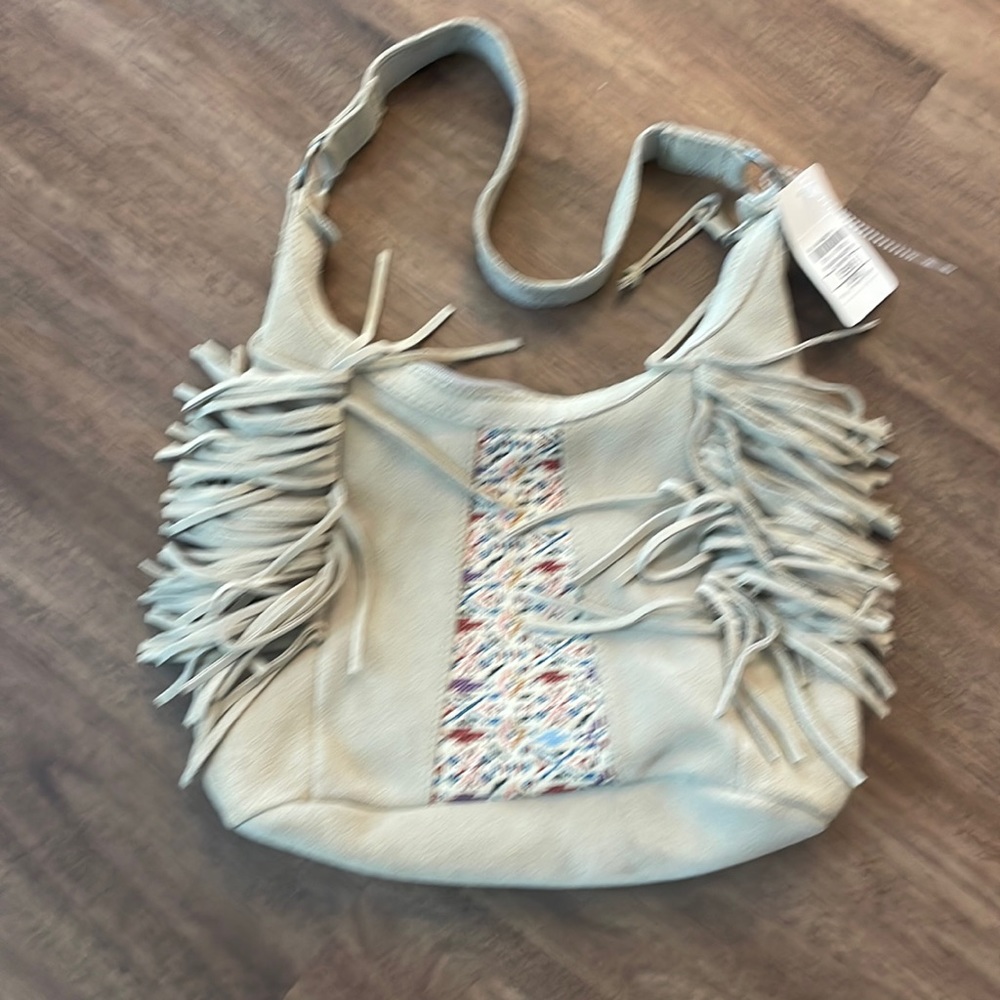 Minnetonka suede fringe purse